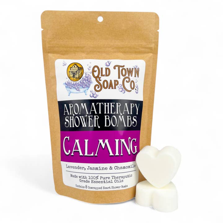 Old Town Soap Co. - Wholesale Shower Steamer/Bomb - Shower Bombs/Steamers -8 Pack -Avail in 12 Blends #1 Seller