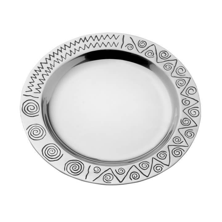 REGGAE SMALL ROUND TRAY 12 IN for wholesale by Wilton Armetale and Gourmet Grillware