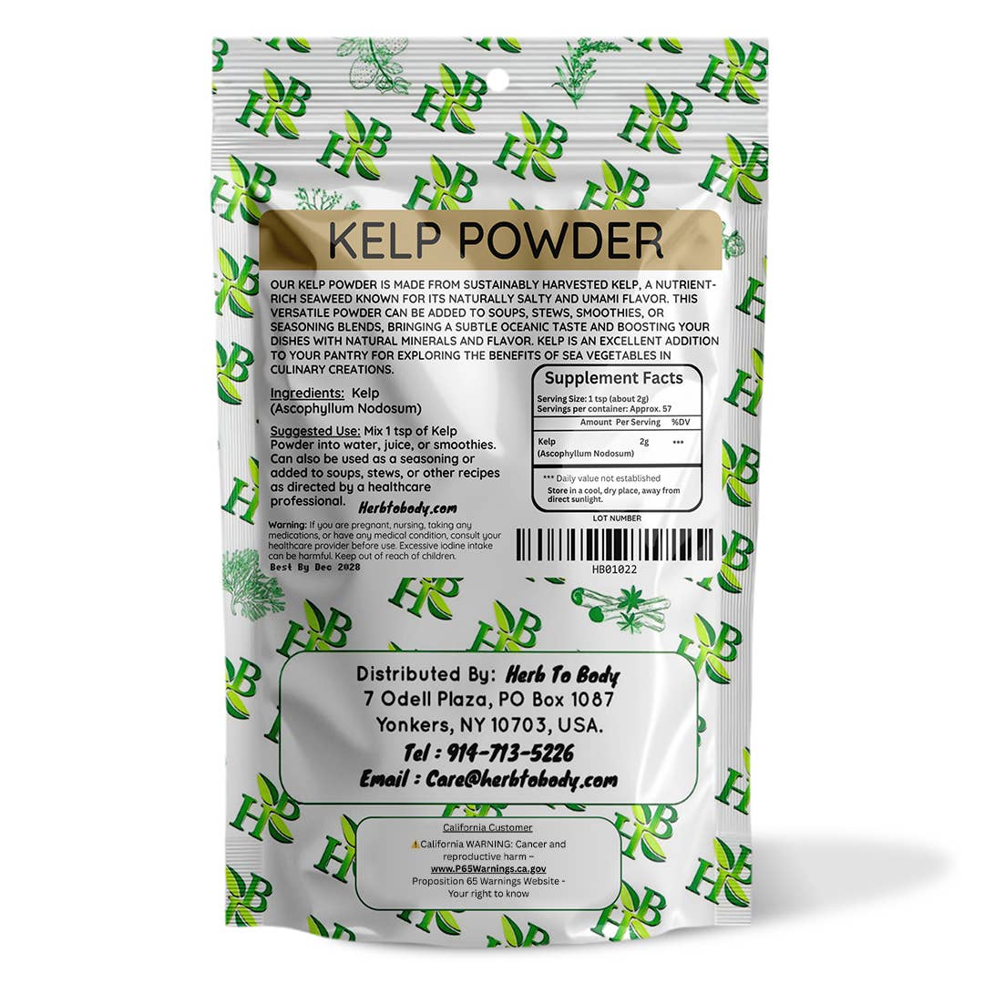 Herb To Body - Wholesale Protein/Superfood Powder - Kelp Powder2