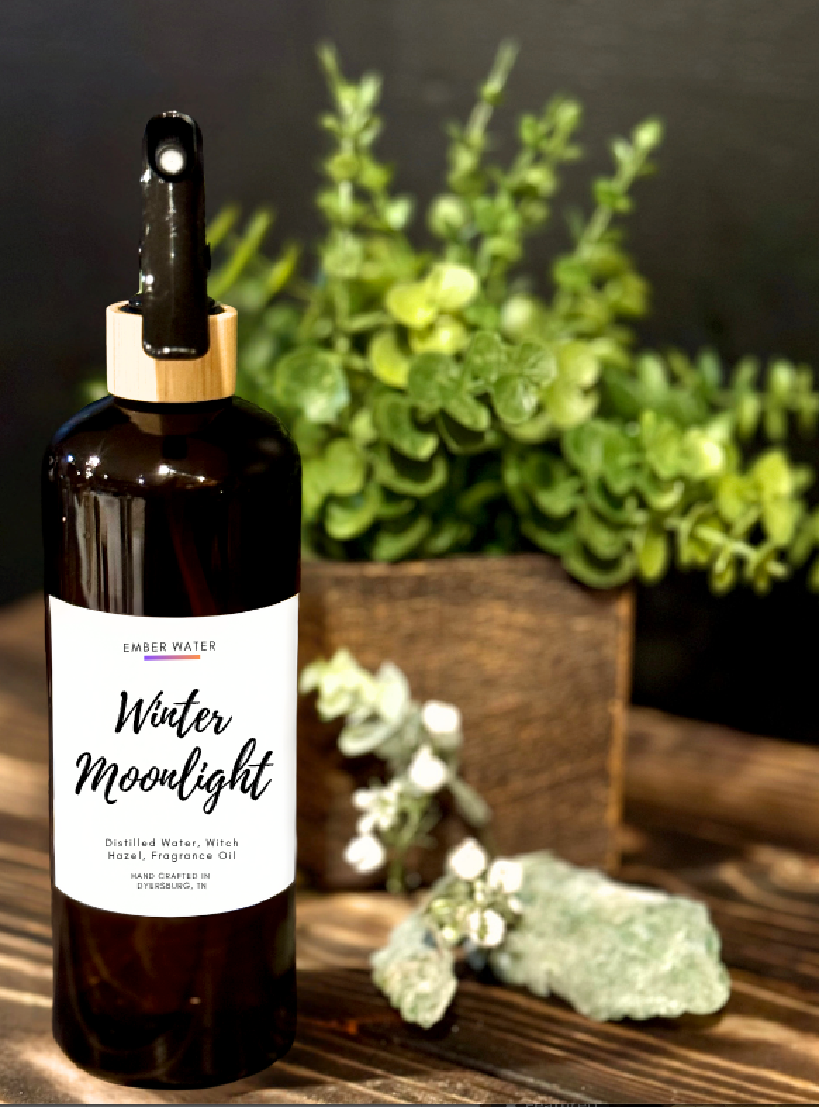 Ember Water – wholesale Room & linen spray – Winter Moonlight Room + Linen Spray  1