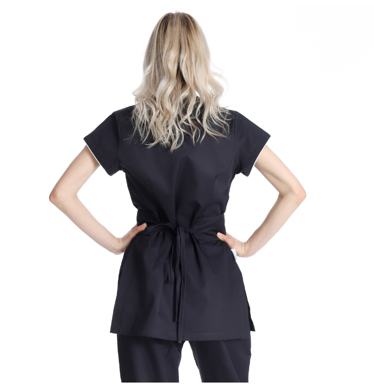 West Rose abbigliamento professionale - Wholesale Kimono - Women's - JASMINE BLACK WORK KIMONO2