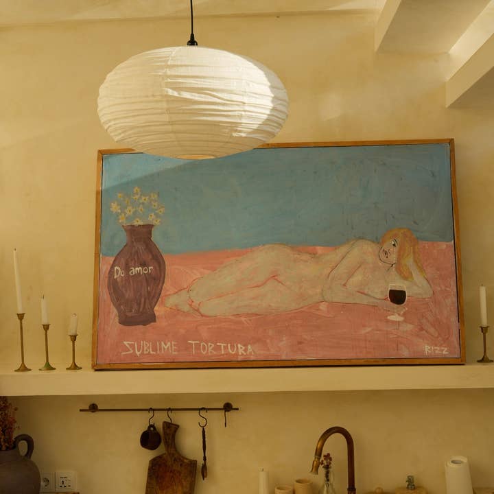 Pink Haley - Wholesale Lampshade - Oval Shape Linen Pendant Light Shade2