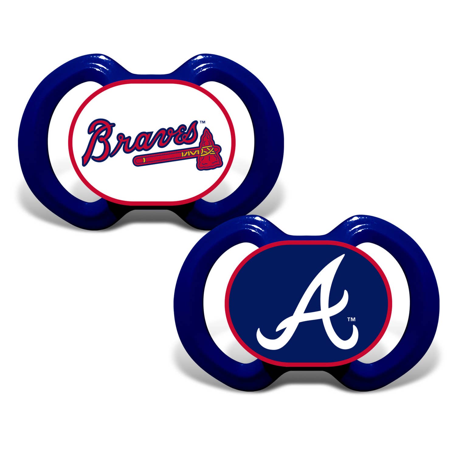 Masterpieces Puzzles - Wholesale Pacifier - Baby - Atlanta Braves - Pacifier 2-Pack0