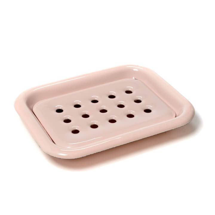 Les Choses Simples – wholesale Tvålhållare – Emaljerad tvålkopp - Rosa