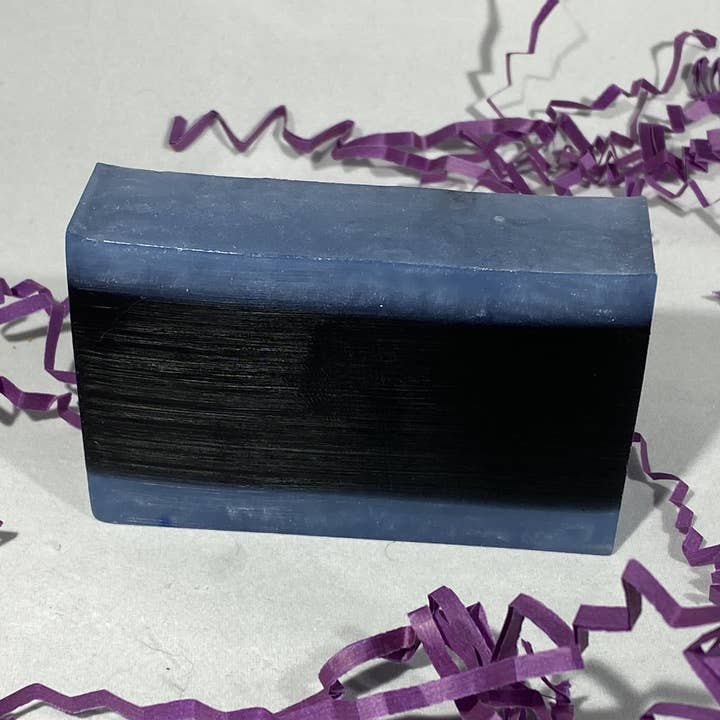 Midnight Active Charcoal & Tea Tree Bar Soap for wholesale by Bella Serenity Soaps