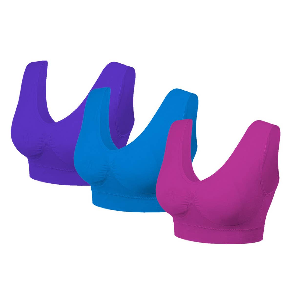 The American Gift Company (TAGCO) - Wholesale Bra - Women's - 3 Pack: Seamless Lightweight Comfort Bras0