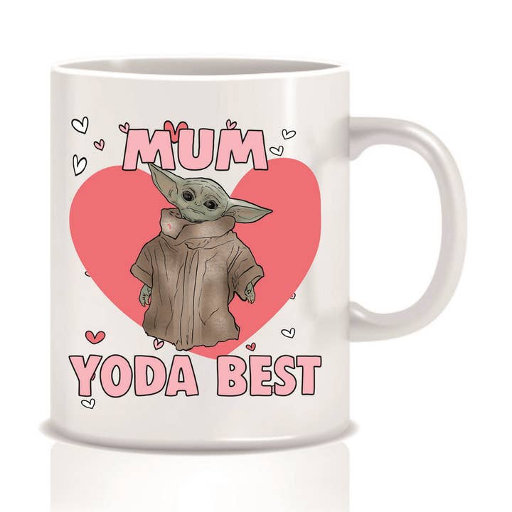 Cheeky Chops Baby Yoda Coffee Mug for wholesale by Cheeky Chops Cards & Wanky Candles