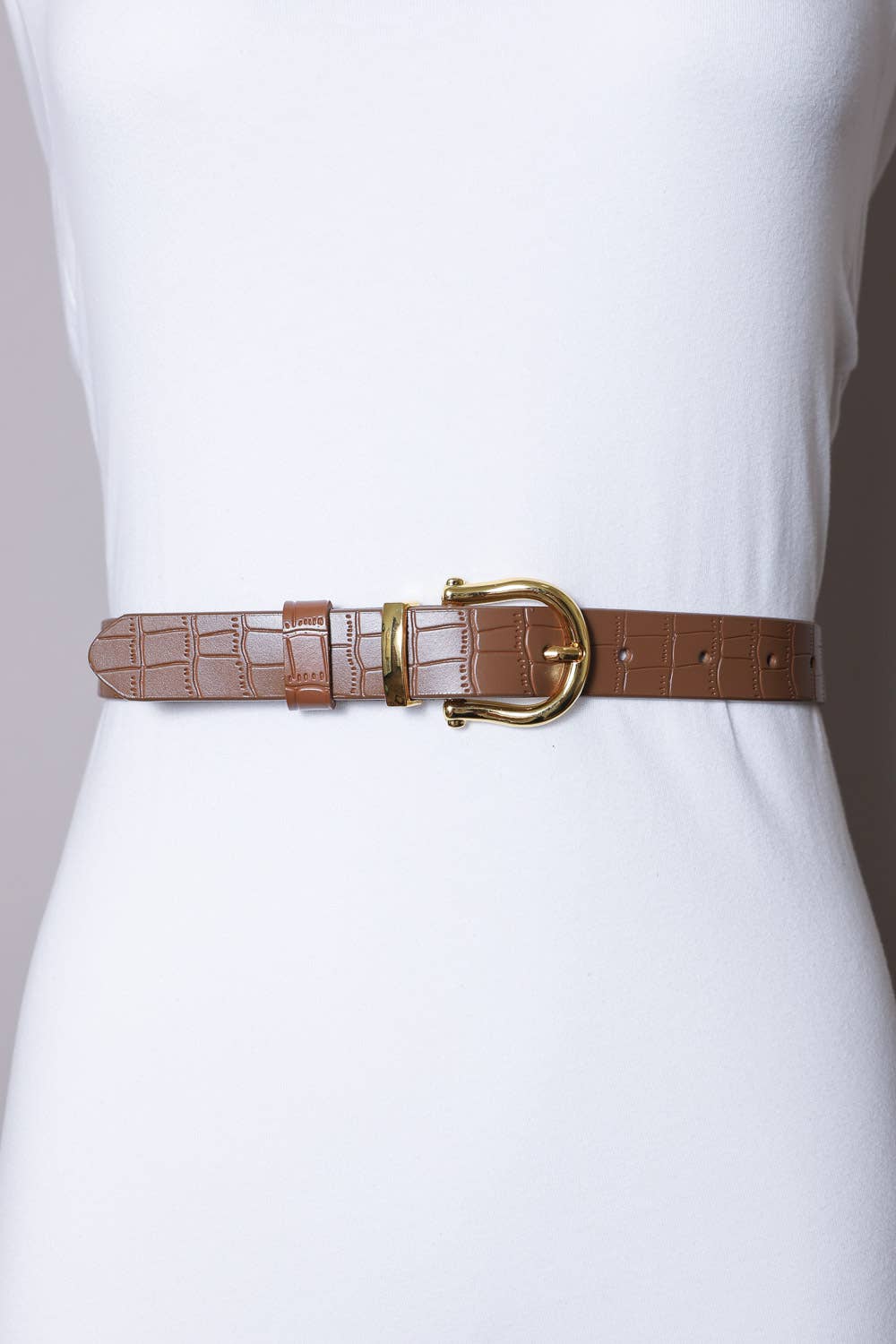 Leto Accessories - Wholesale Belt - Women's - Faux Alligator Skin Leather Belt - Perfect for Any Outfit 🐊7