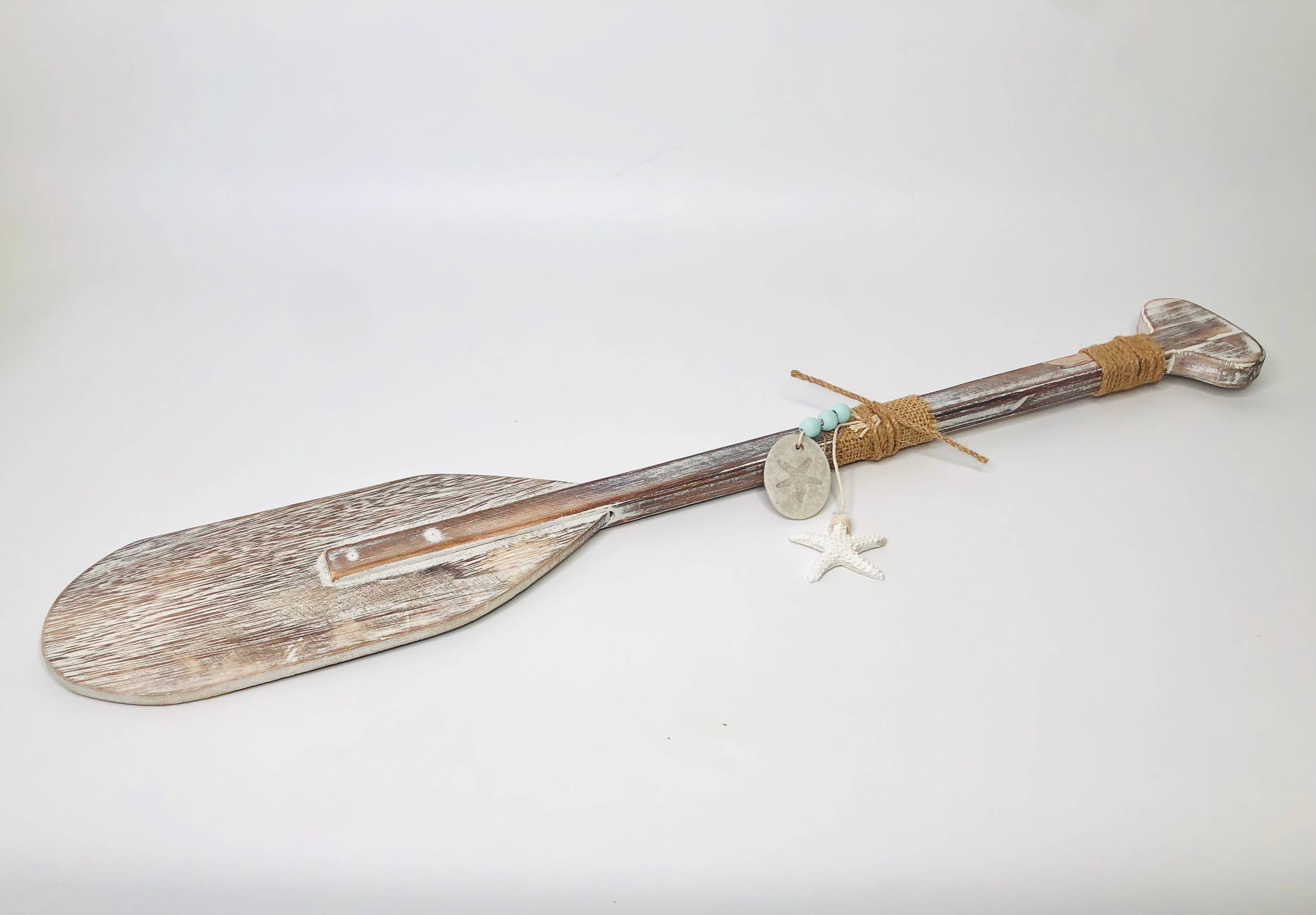 GreenWave - Wholesale Wall Accent - wooden nautical rustic decor paddle oar5