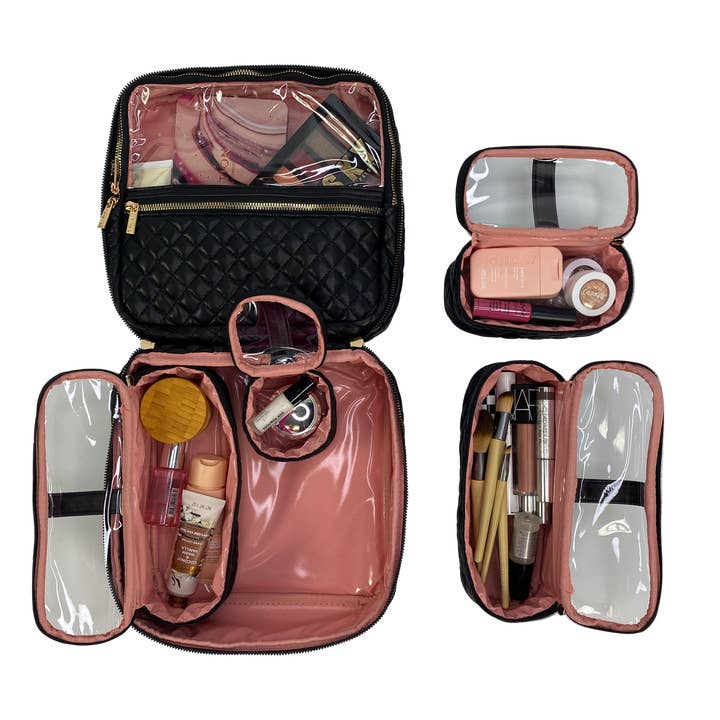 PurseN (new) - Wholesale Makeup/Cosmetic Bag - Mini Diva Makeup Case - Timeless Quilted6