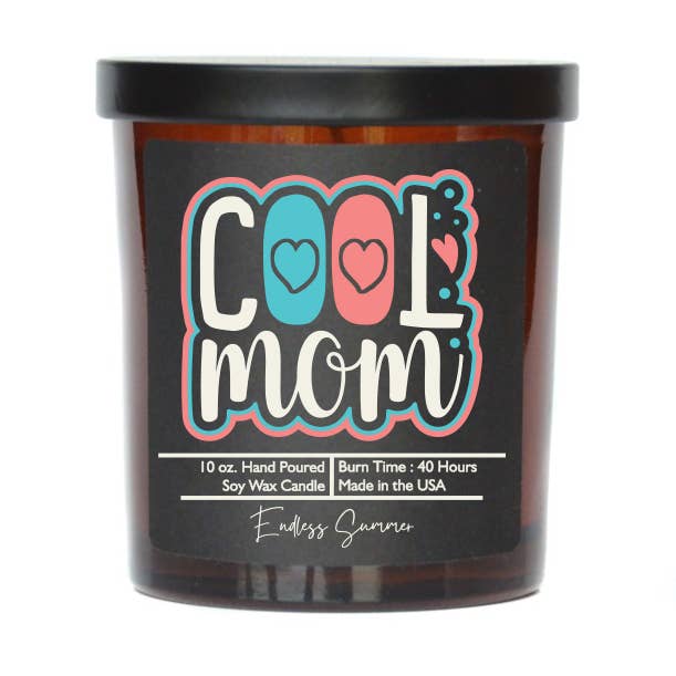 Cool Mom Mothers Day Candle - Soy Wax Candles - Spring Decor for wholesale by Driftless Studios