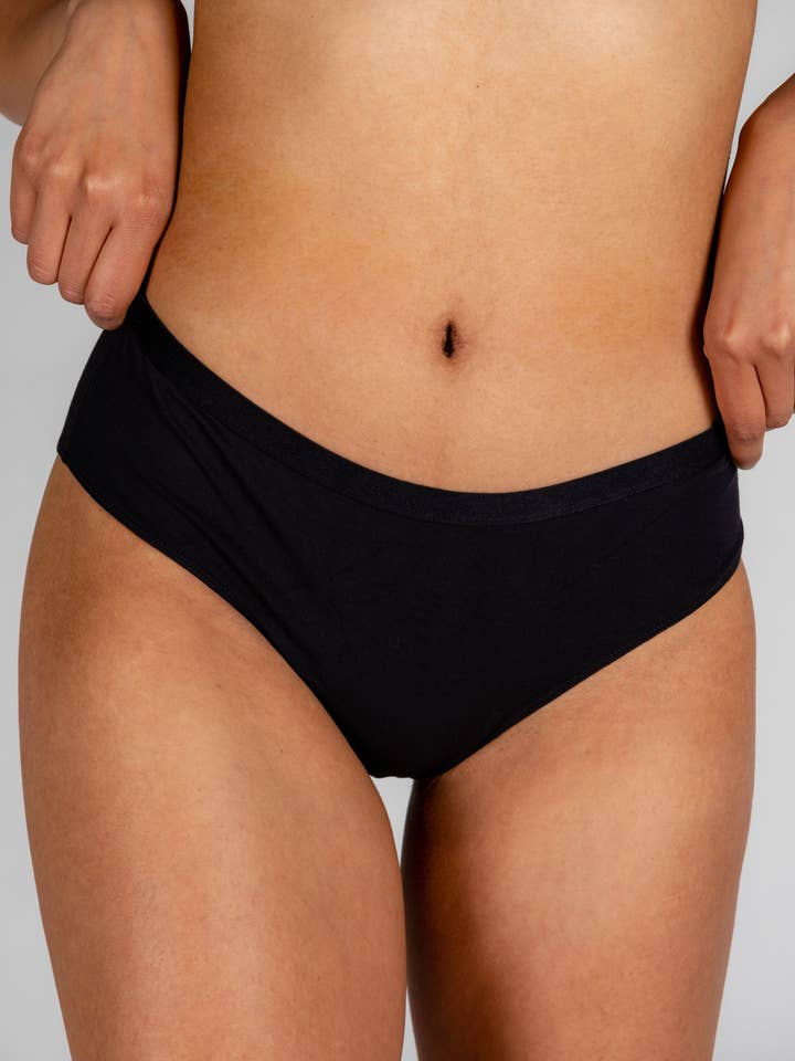Shinesty, Inc - Wholesale Underwear - Women's - Cheeky Women's Underwear | The Threat Level Midnight Black
