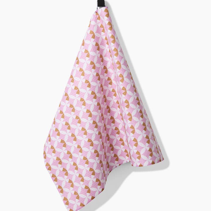 Geometry - Wholesale Tea Towel - Geometry Monogram Tile Tea Towel