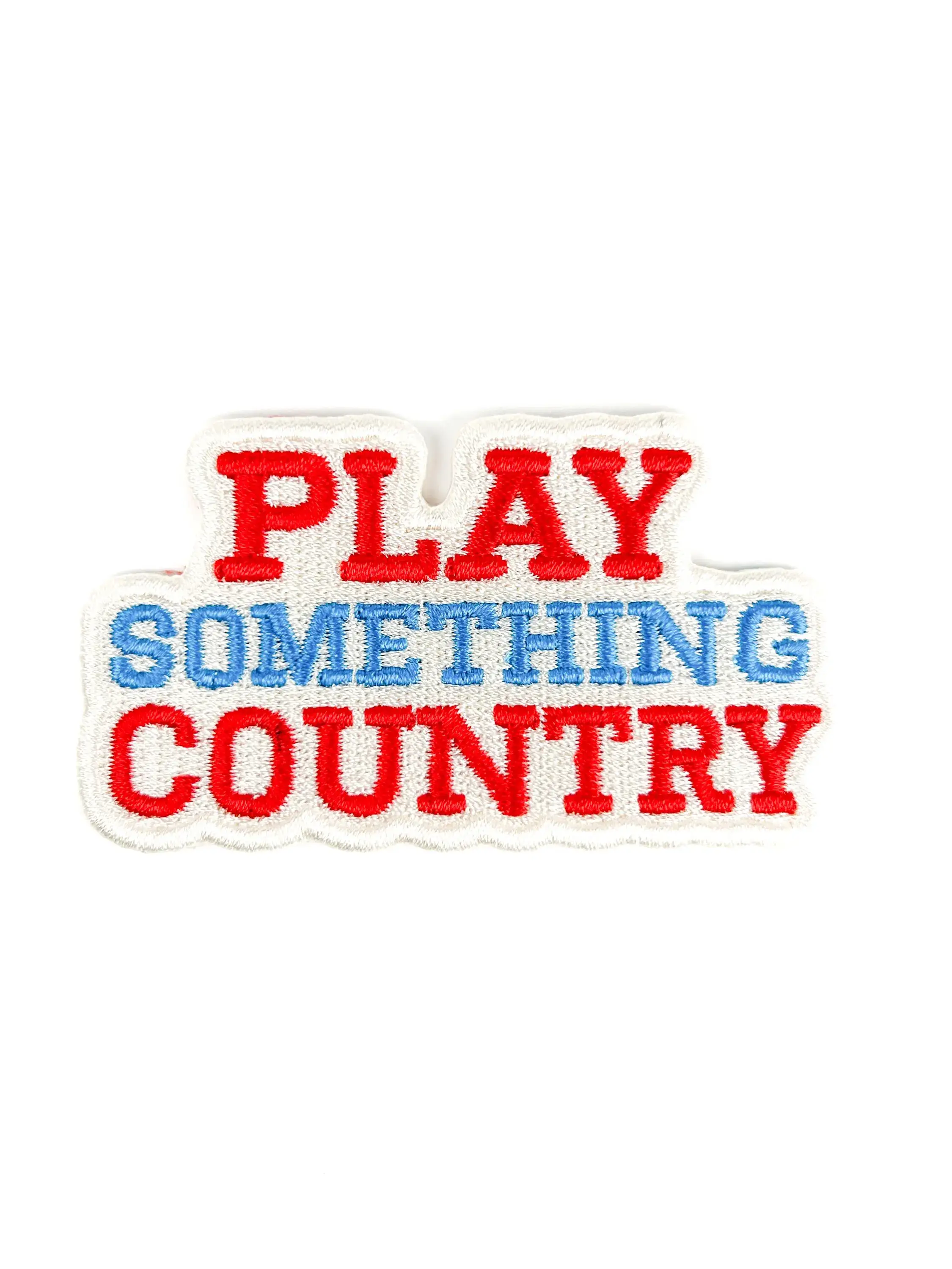 Field Trip Threads – wholesale Patch – Play Something Country Patch – Embroidered Iron-On Music Fan1