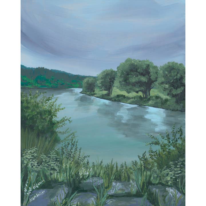 Rivière Winooski - Impression d'archives pour la vente par Lily McAlpin