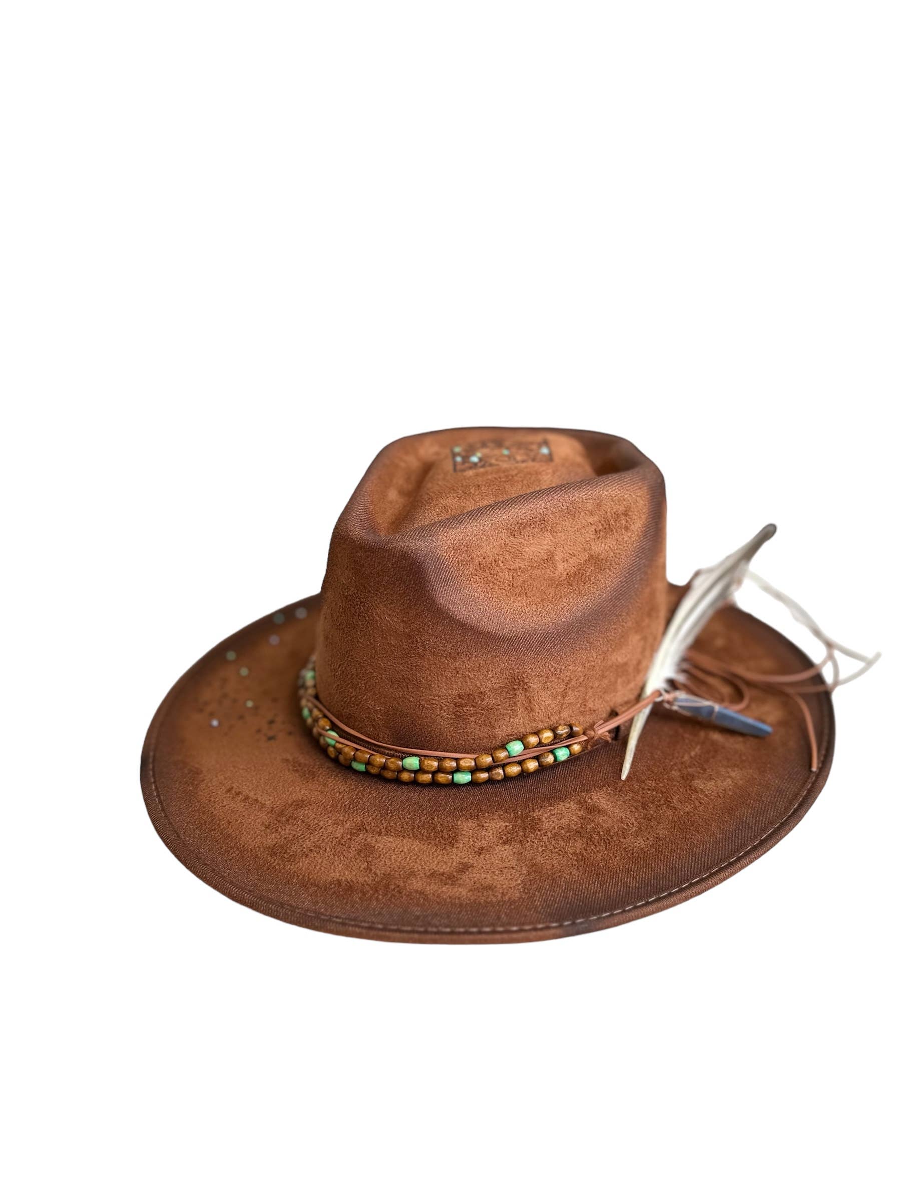 Wild Indigo - Wholesale Cowboy Hat – Women’s - Mushroom Stay Wild Moon & Star Rancher Hat Western3