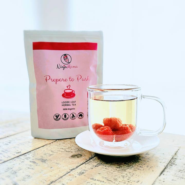Ninja Mama - Wholesale Loose Tea - Ninja Mama Prepare to Push Loose Leaf Raspberry Leaf Tea 40g