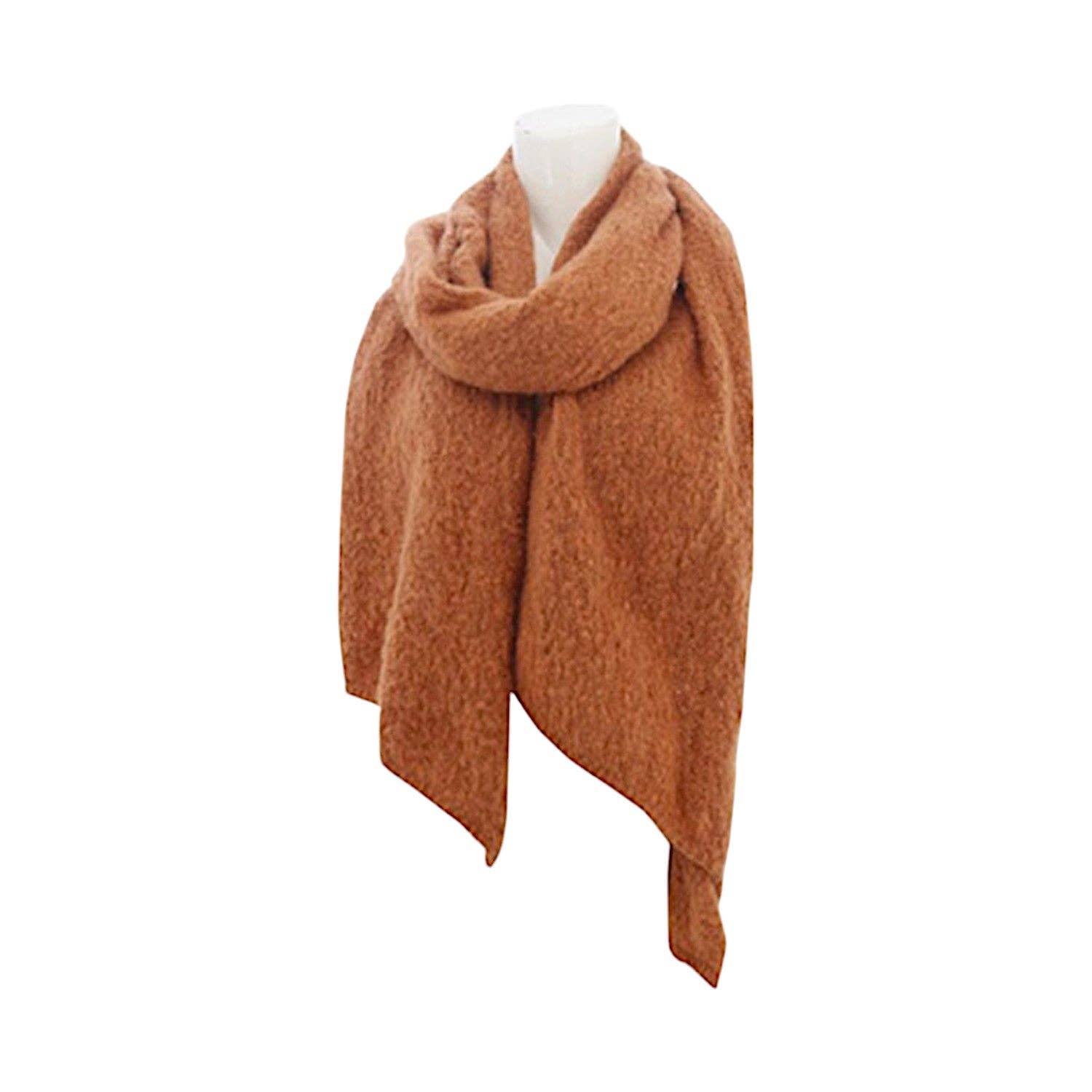 VewoTex – Großhandel Schal – Damen – Winter Damen Schal Trapez » Bouclé Damenschal 200x40 cm » Winterschal Trapezschal » Alpaca Touch-Feeling | weich & flauschig10