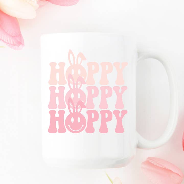 Hoppy Bunny Becher für den Großhandel von DeMarie Designs