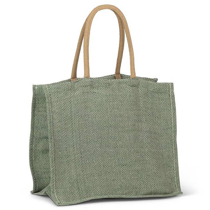 Abbott - Wholesale Tote Bag - Women's - Herringbone Tote-13x16"L