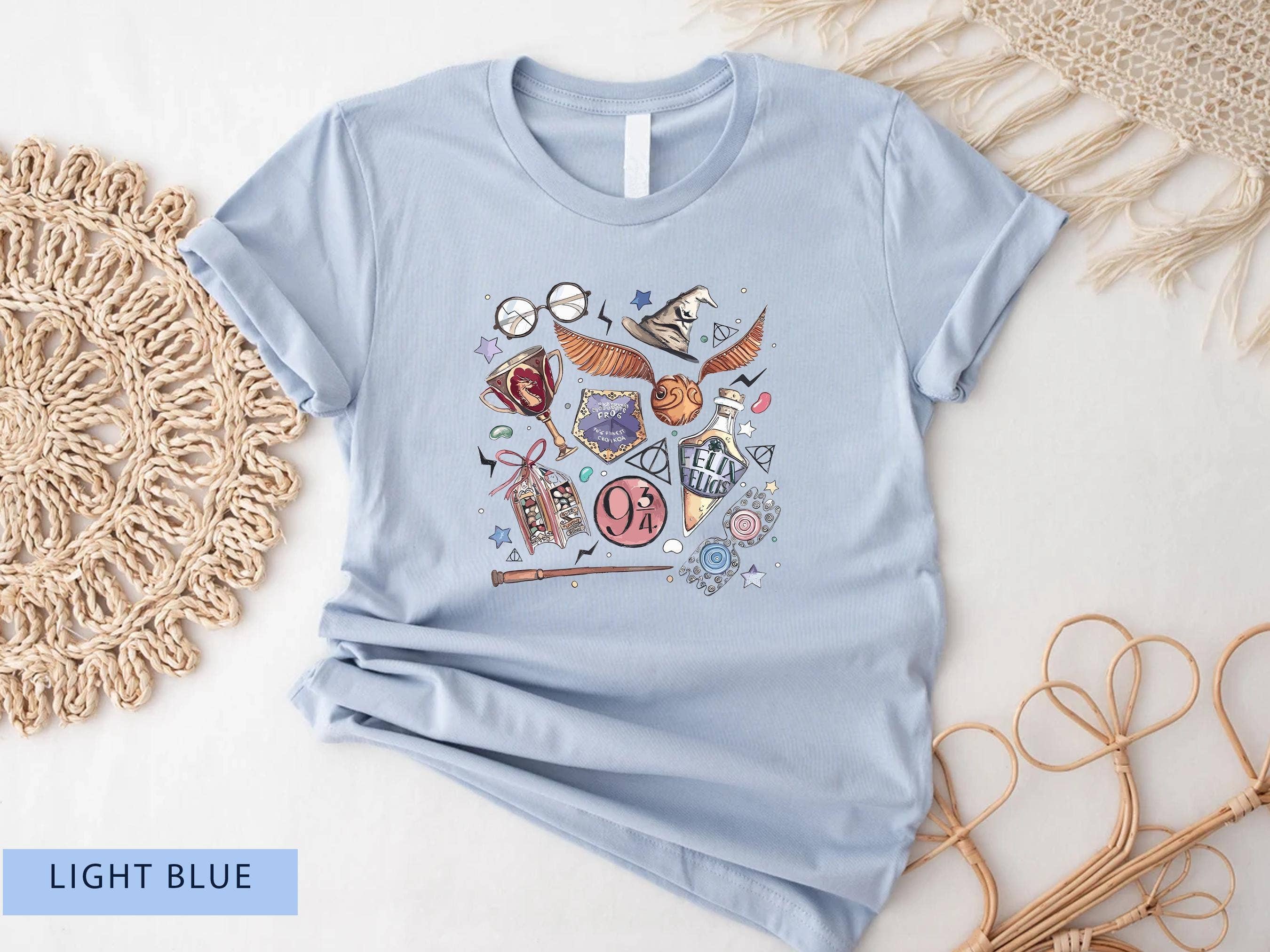 TheKingShirt - Wholesale Graphic Sweatshirt - Women's - Magical HP Wizard Lover Shirt - Bookworm Gift0