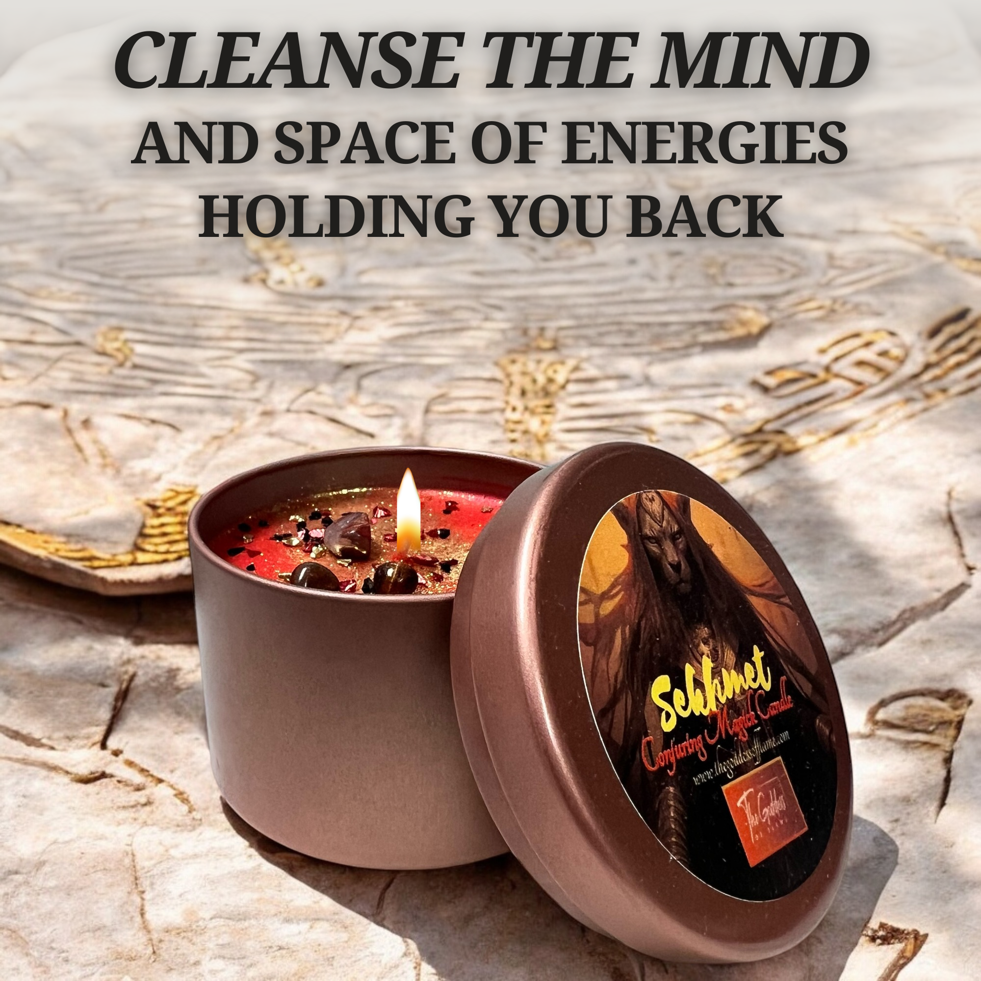 Messing Sekhmet Spiritual Offering Magische Kerze für den Großhandel auf Faire9