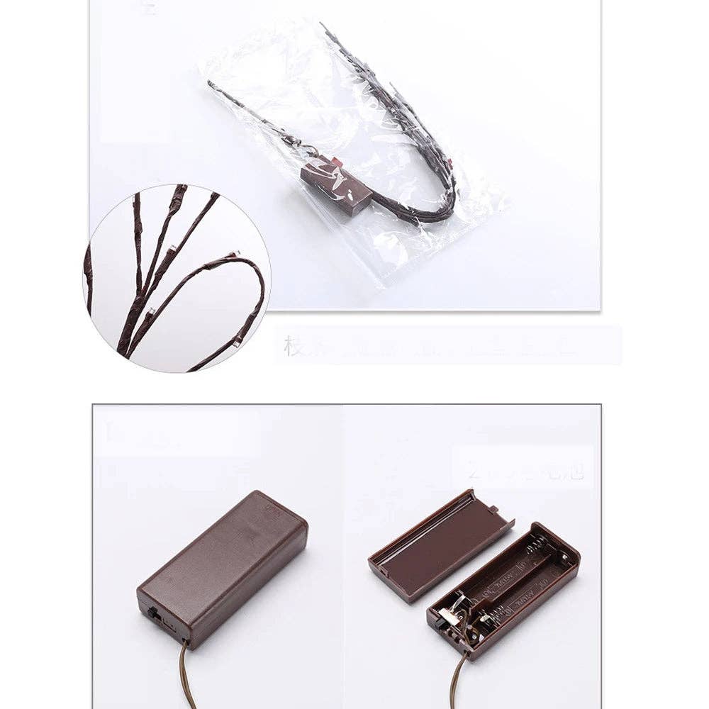 BRECK + FOX – wholesale Artificial flowers – Willow Glow Branch5