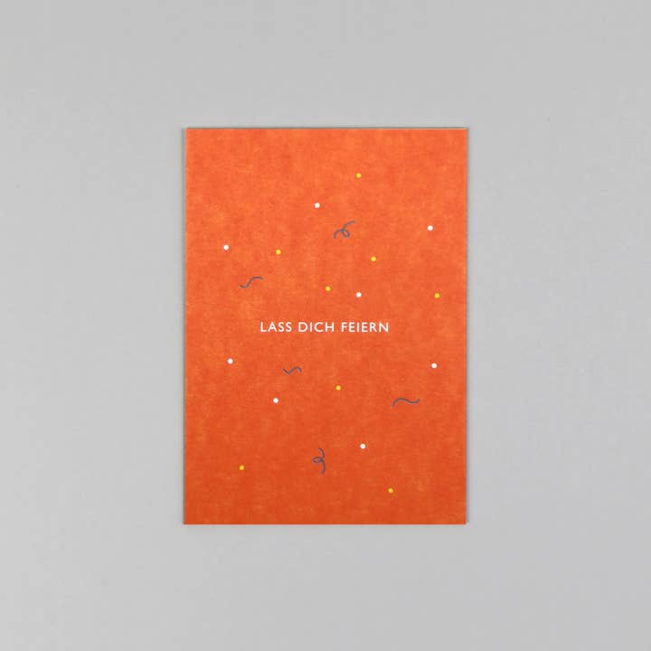 Postkarte Holzschliff Leni Feier für den Großhandel von Kunst an Papier