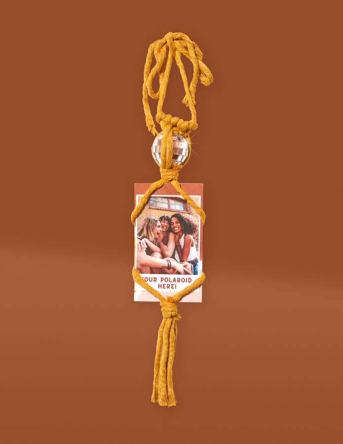 Offhand Fibers – wholesale Car Decorative Charm - Women’s – Disco Ball Car Charm – Mini Polaroid Photo Frame Gift11