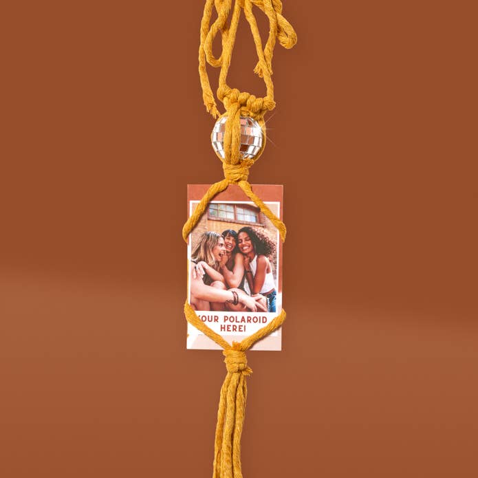 Offhand Fibers – wholesale Car Decorative Charm - Women’s – Disco Ball Car Charm – Mini Polaroid Photo Frame Gift11