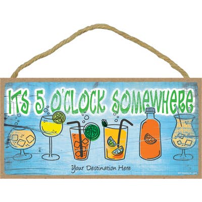 it's five o'clock somewhere - various colorful cocktails for wholesale by SJT Enterprises, Inc.