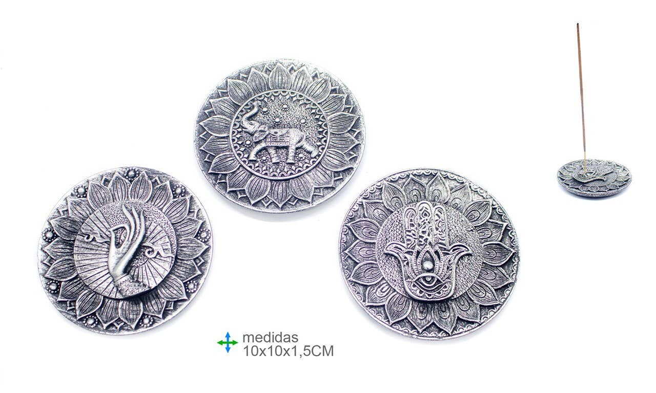 Esoterica Arte - Wholesale Wierookhouder - Esoterica Arte wierookhouder 10 x 10 x 1,5 cm (3 stuks)0