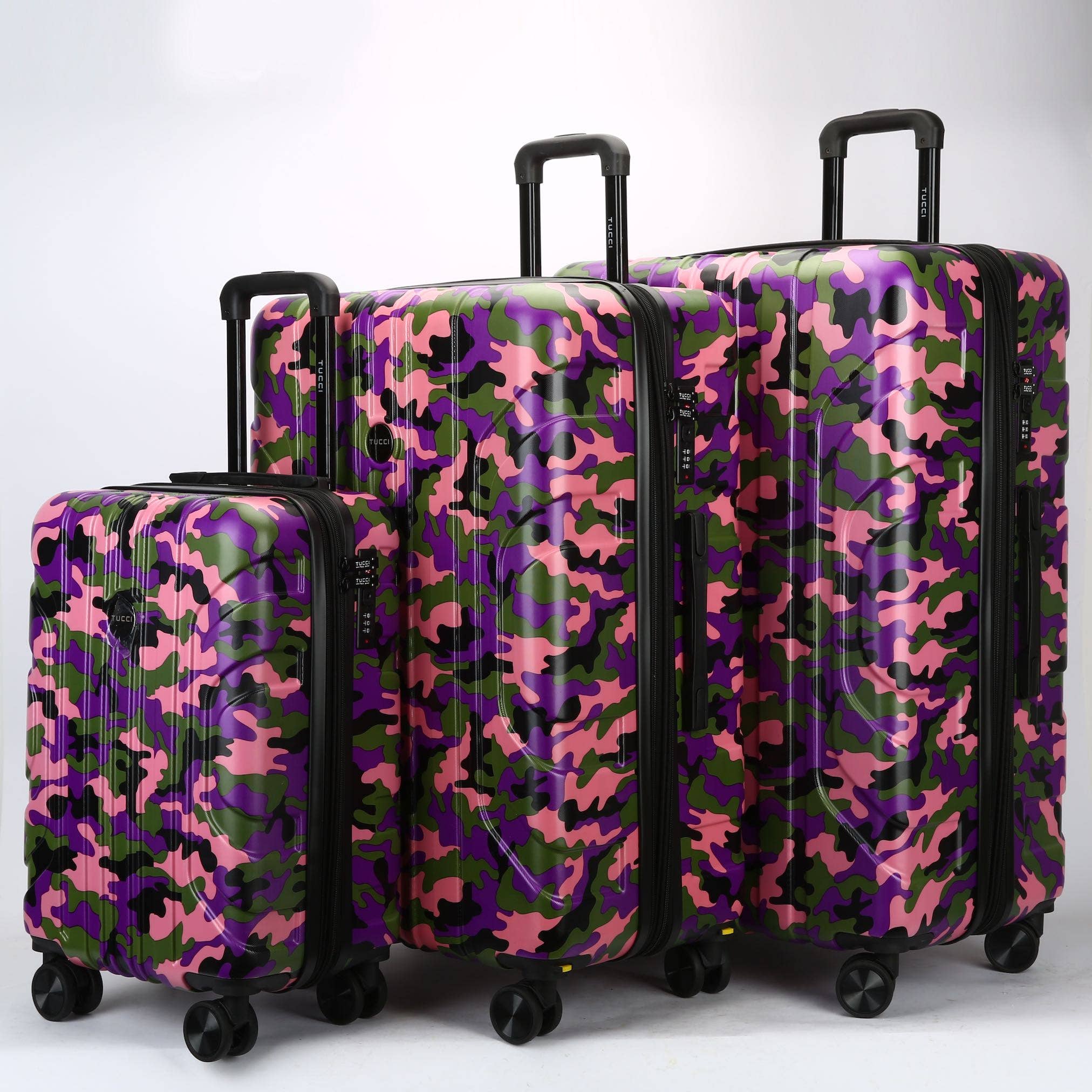 Titanio Travel Goods Group - Wholesale Luggage - TUCCI Armata Camo 3-Piece Luggage Set26