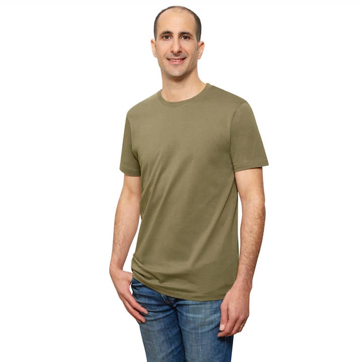 Cuello redondo oliva para venta al por mayor de Organic Signatures