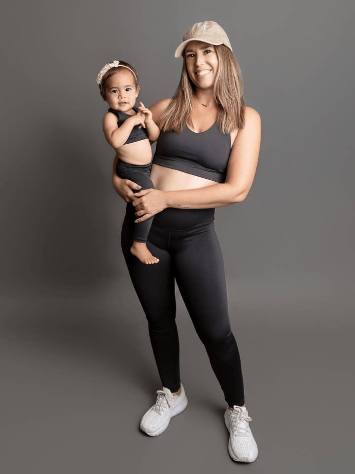 Bre Cross Back Sports Bra - Black for wholesale by Bailey's Blossoms