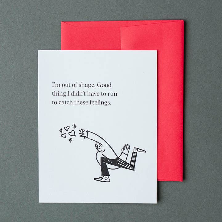 Cardio - Haiku Greeting Card for wholesale by Blankenshop