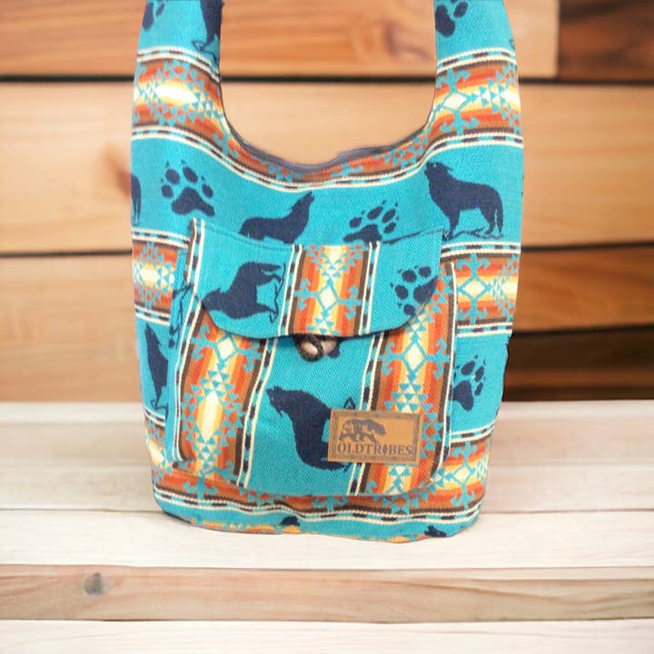 Bolso Bandolera Turquesa y Naranja OLDTRIBES™ para venta al por mayor de OldTribes