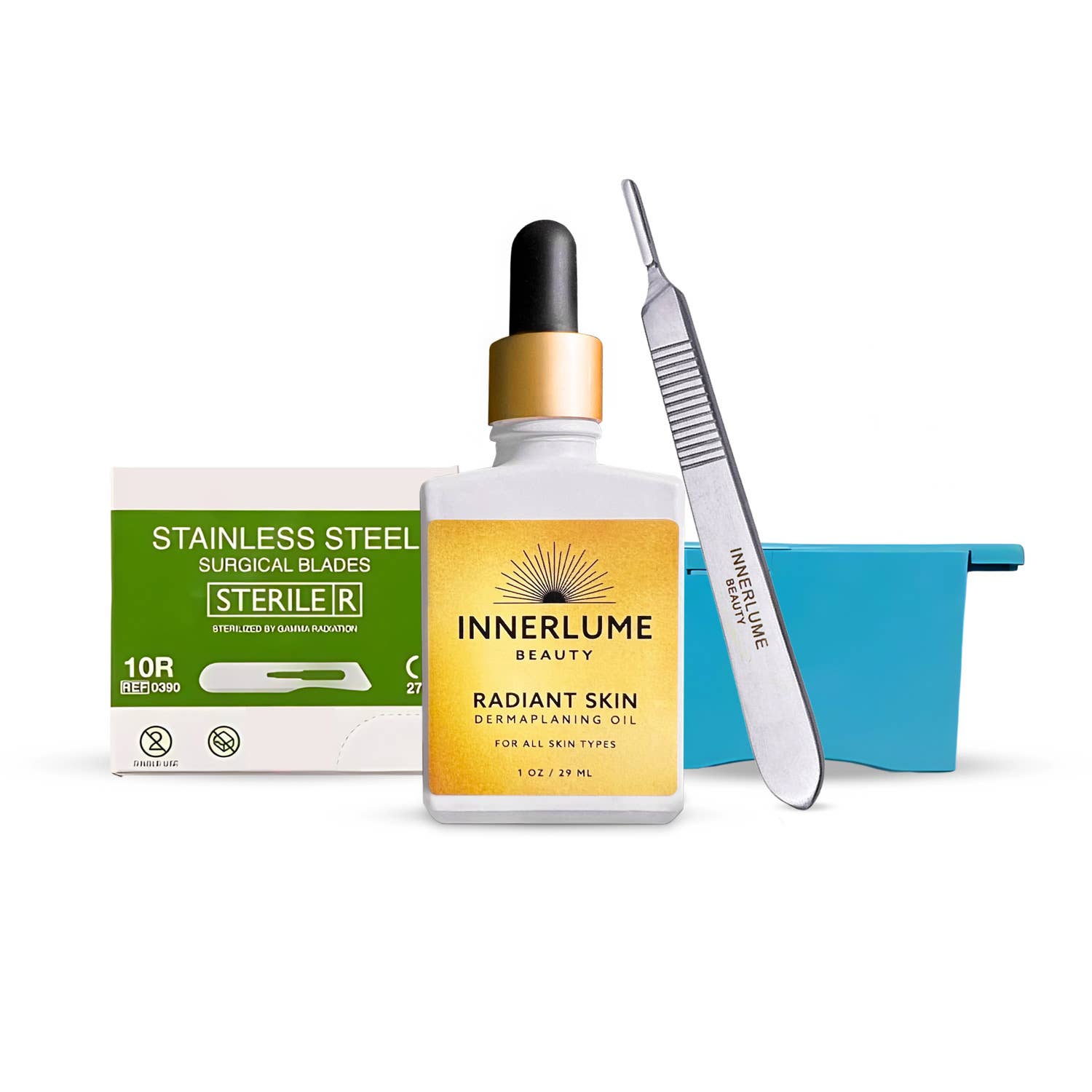 INNERLUME BEAUTY - Vente Ensemble/coffret de soins du visage - Kit professionnel de dermaplaning2