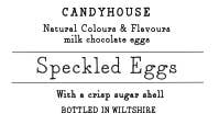 Candyhouse Ltd - Wholesale Chocolate Covered Sweets - Speckled Eggs in Glass Bottle0
