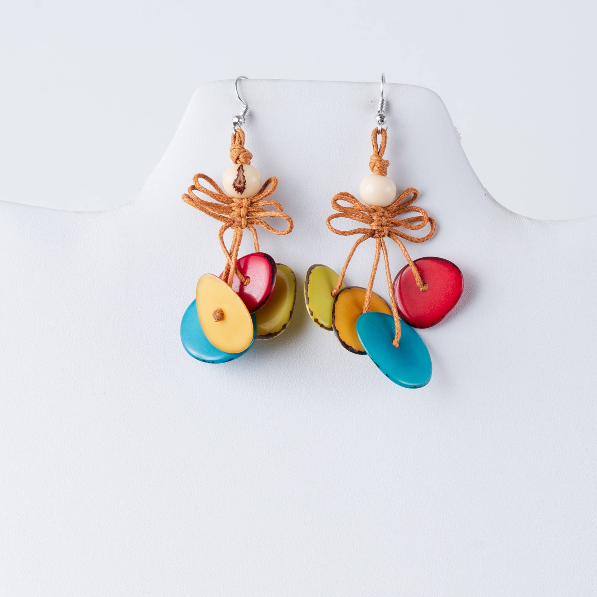 TaguArtsy – wholesale Dangle earrings – Belen Tagua Drop Earrings2