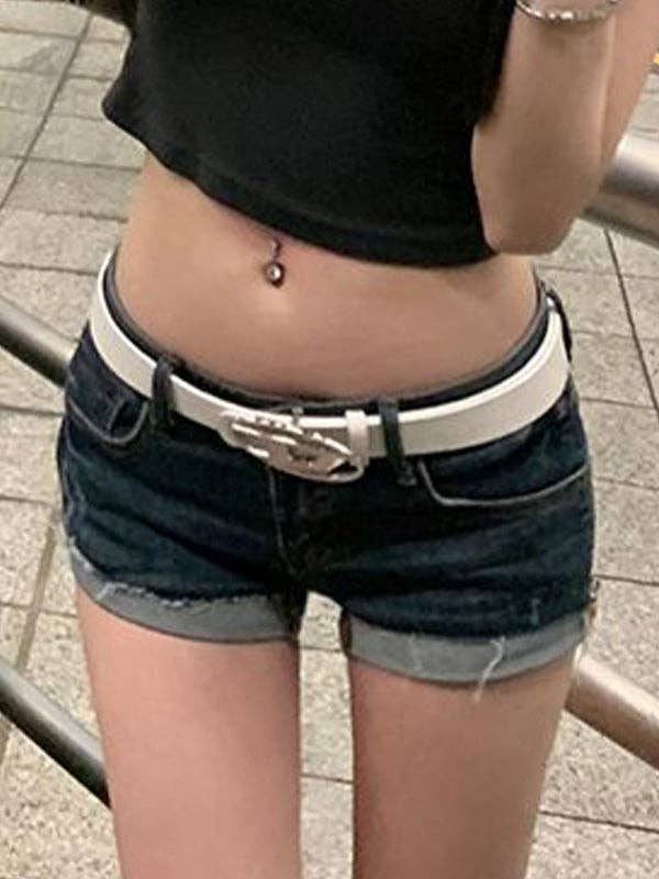 bleu Short en jean American Vintage High Street en vente sur Faire1