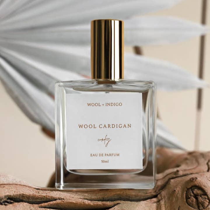Wool Cardigan Eau de Parfum for wholesale by Wool & Indigo