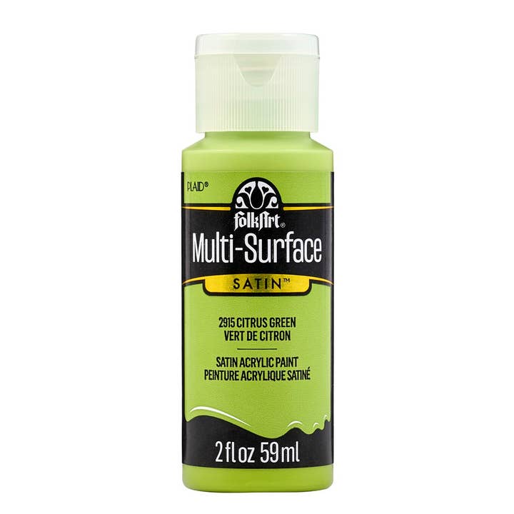 Plaid Crafts - Wholesale Acrylic Paint - FolkArt Multi-Surface Satin Acrylic Paint 2 oz42