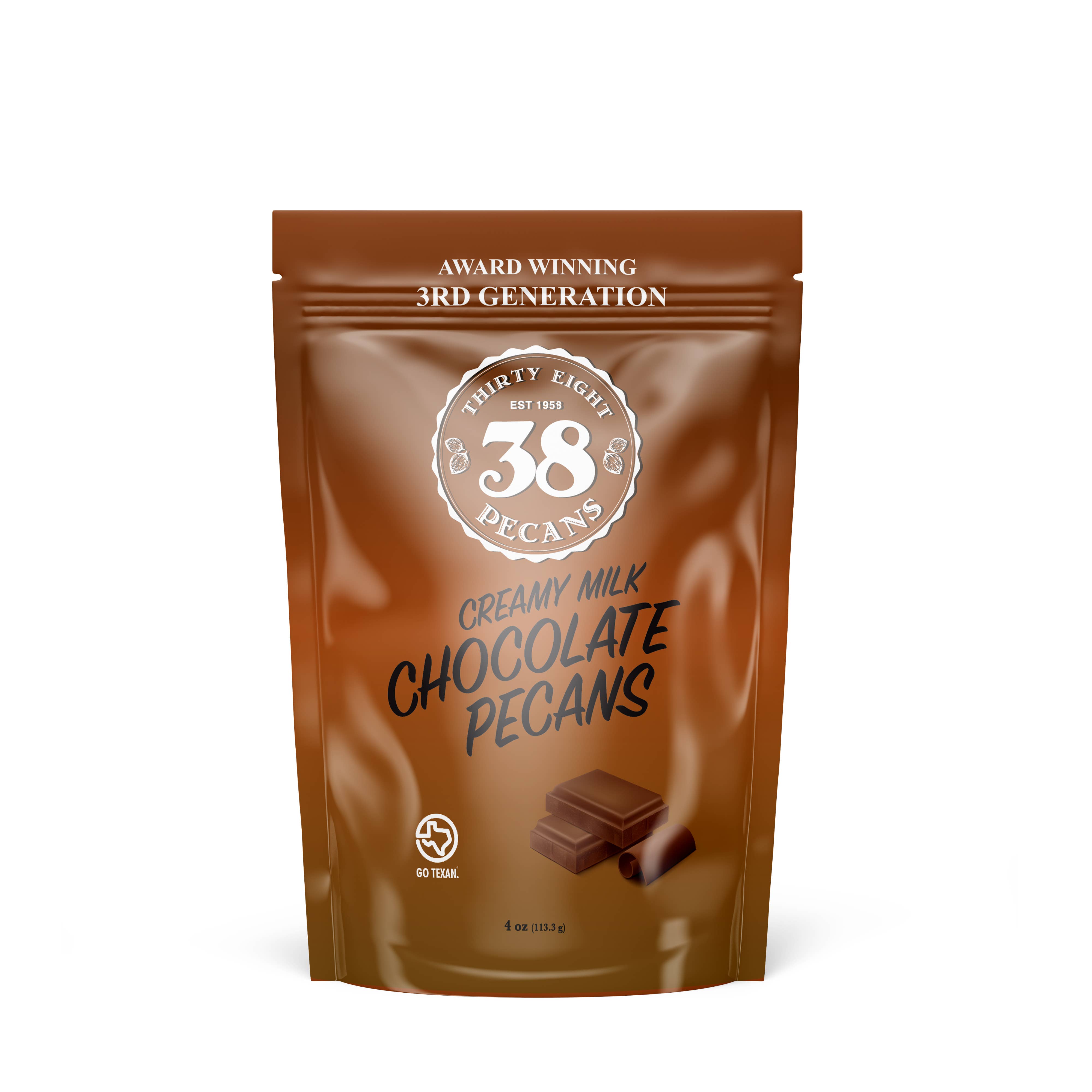 38 Pecans - Vendita all'ingrosso Dolci ricoperti di cioccolato - Cioccolato al latte0