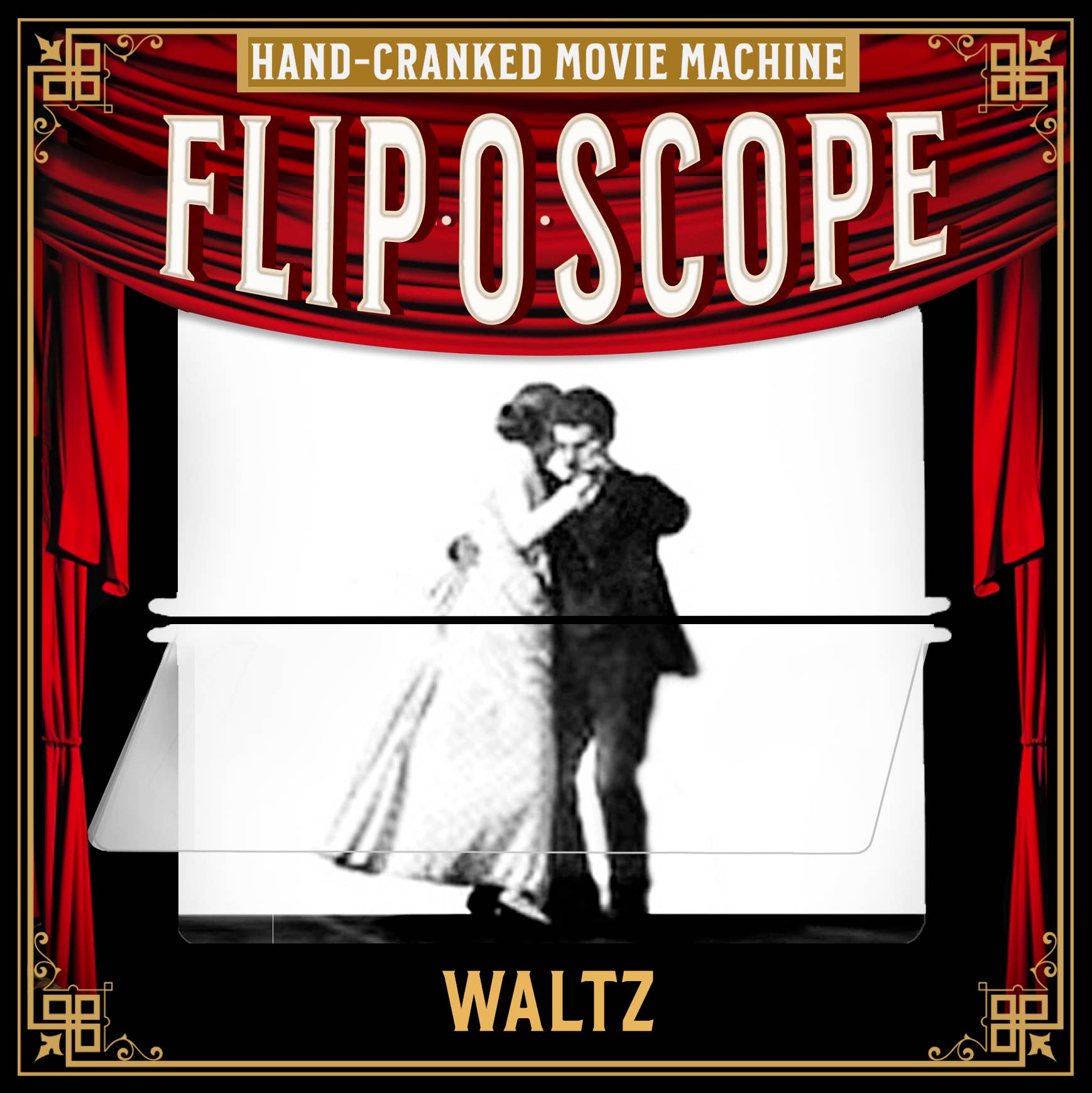 Fliposcope - Vendita all'ingrosso Kit per lavoretti fai da te - Fliposcope - Macchina fai-da-te per FlipBook "Waltz" a manovella2