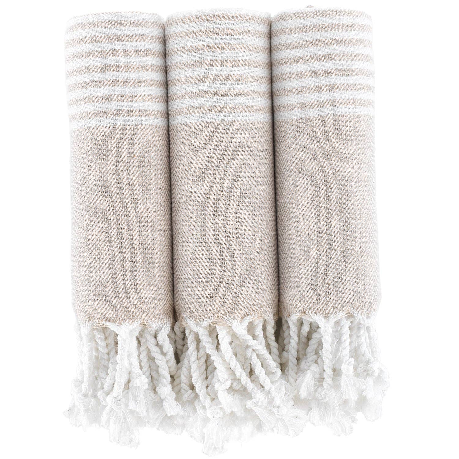 Barooga - Wholesale Hand Towel - Striped Turkish Hand Towels (Set of 3) 18 x 38 Inches36