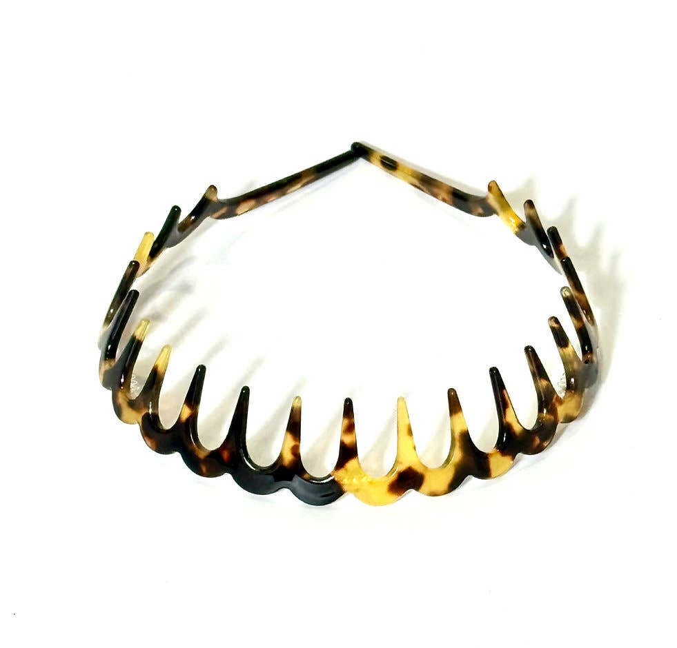 Ficcare – wholesale Fashion headband – women's – Ella Teeth Headband Italian Acetate6