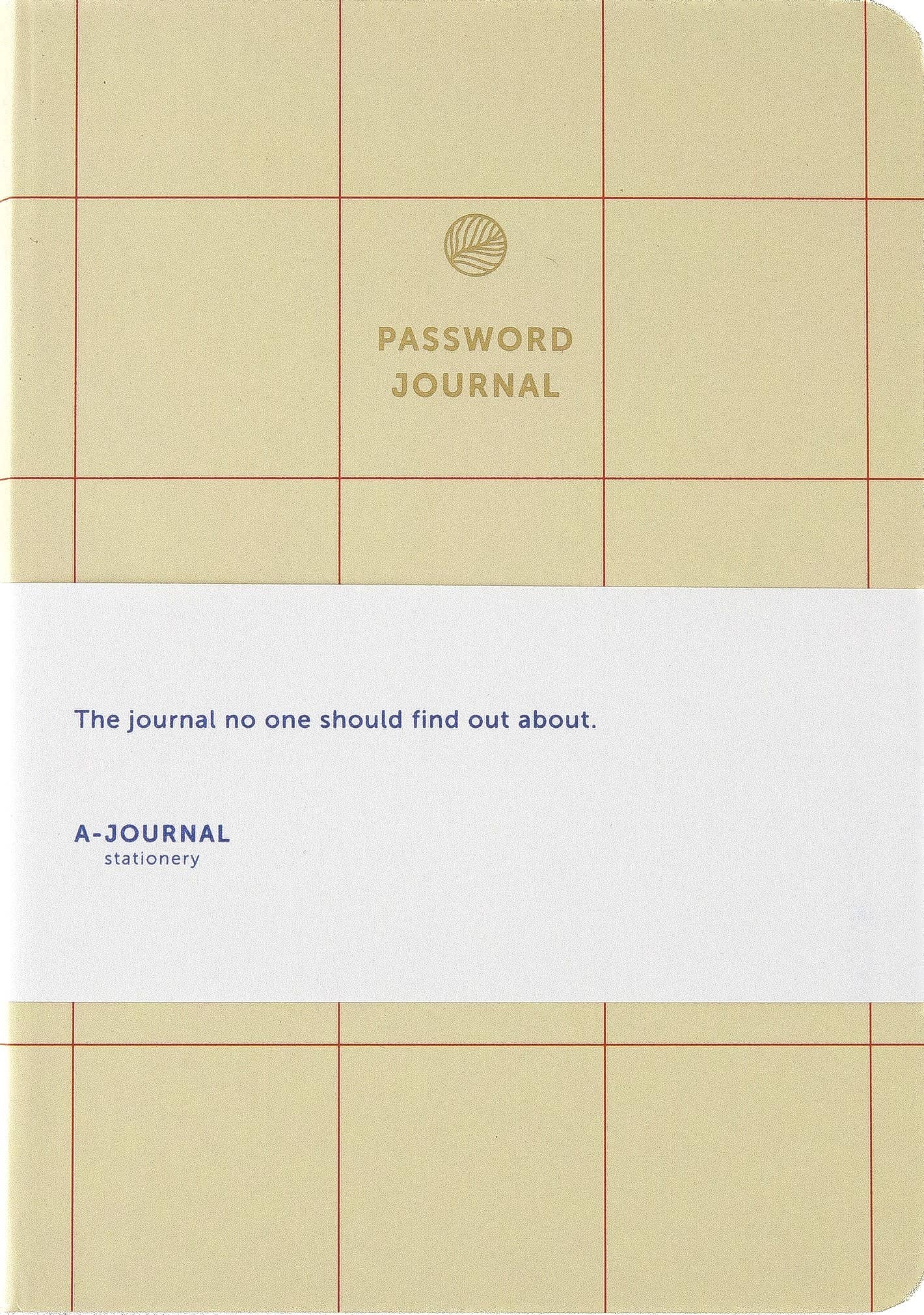 A-Journal Stationery - Wholesale Notebook - A-Journal Password Journal Checkered0
