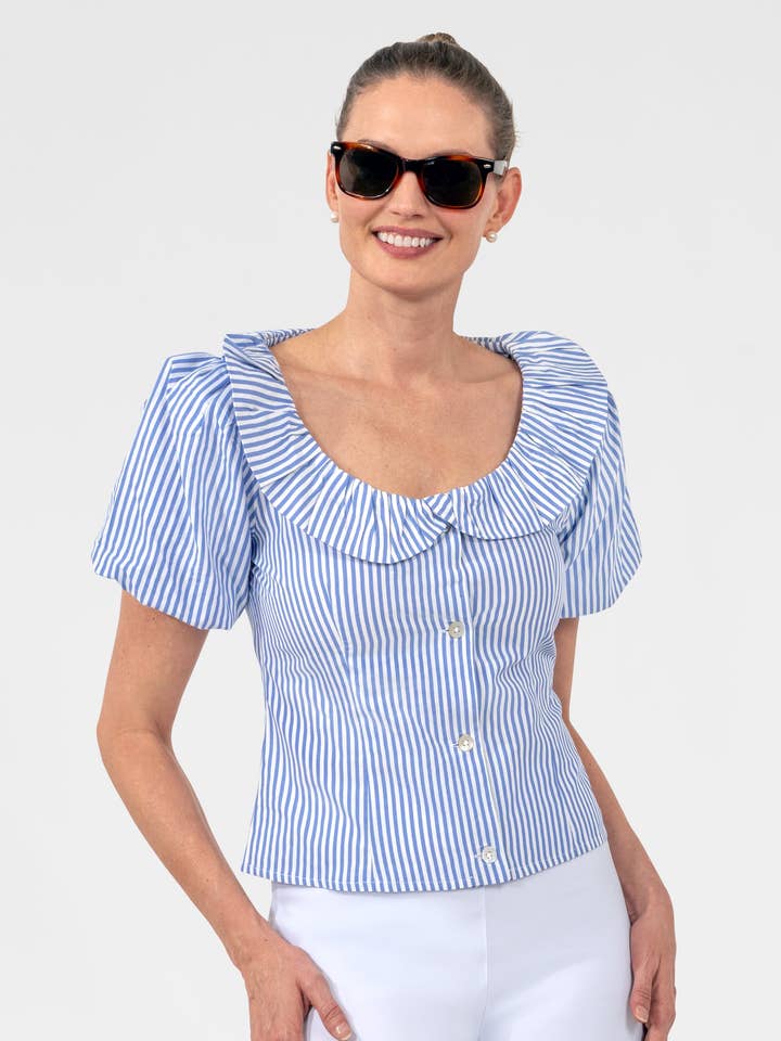 Top Impecável - Riscas por atacado de Gretchen Scott LLC