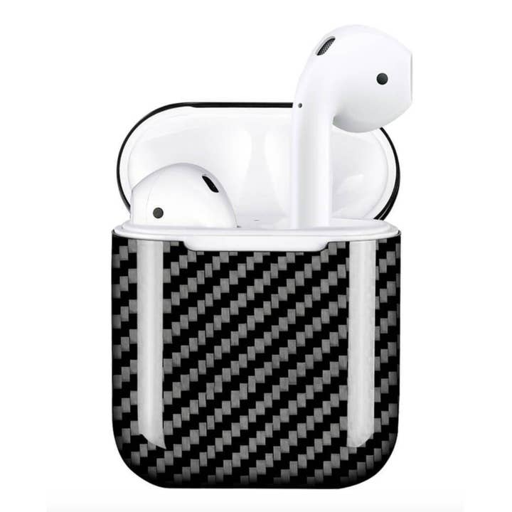 Étui CD en carbone pour AirPods 1re et 2e générations (étui de chargement) pour la vente par Carbon Deluxe